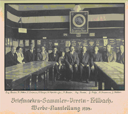 Sammlerfreunde im Jahre 1934